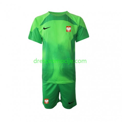 Poljska Dres Golmanski Dječji Domaći Svjetsko prvenstvo 2022 Kratkih Rukava Poljska Dres Golmanski Dječji Domaći Svjetsko prvenstvo 2022 Kratkih Rukava